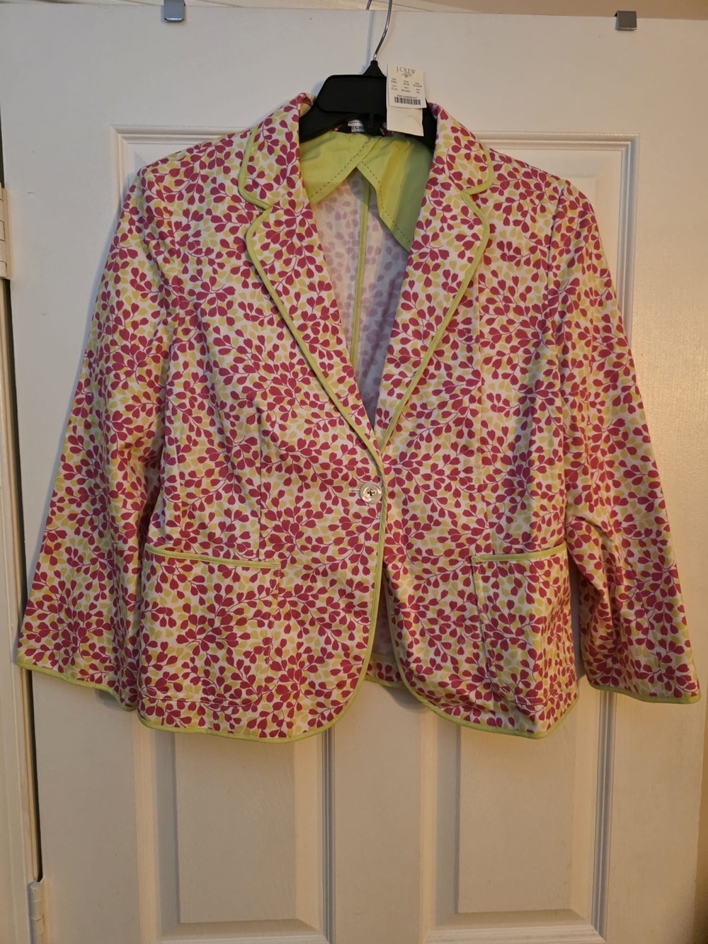 Vintage J.Crew Women's Floral Liberty Print Jacket. Rare!! XL. NWT. $150